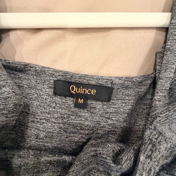 QUINCE Flowknit Breeze Fit & Flare Dress in Charcoal Size M - Picture 6 of 6